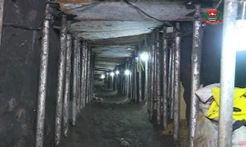 Đường hầm dài hơn 500m do băng cướp Brazil đào suốt 4 tháng.