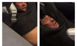 Hình ảnh ông David Dao bị nhân viên an ninh kéo lê khỏi chuyến bay của Southwest Airlines, đối tác thân thiết của United Airlines