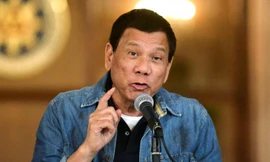 Tổng thống Philippines Rodrigo Duterte.