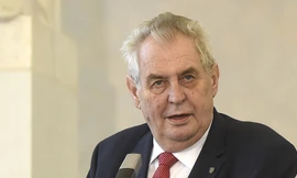 Tổng thống Cộng hòa Czech Milos Zeman. Ảnh: AFP