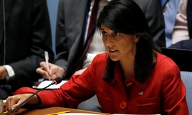 Bà Nikki Haley, Đại sứ Mỹ tại Liên Hợp Quốc. Ảnh: Reuters