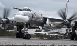 Máy bay ném bom chiến lược Tu-95MS. Ảnh: Sputnik