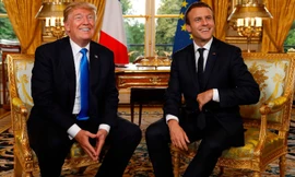 [ẢNH] Tổng thống Mỹ thăm Pháp trùng ngày Quốc khánh 