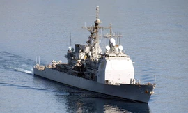 Một tàu chiến đấu tuần duyên của Hải quân Mỹ.