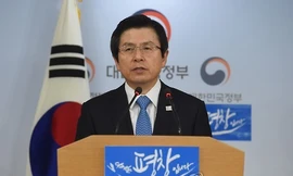 Quyền Tổng thống - Thủ tướng Hwang Kyo-ahn.