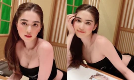 Ngọc Trinh khoe ảnh chụp bằng điện thoại mới mà dân tình chỉ chú ý đến vòng 1 hững hờ