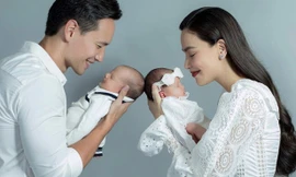 Tan chảy với gương mặt đáng yêu của thiên thần nhỏ nhà Hồ Ngọc Hà - Kim Lý 