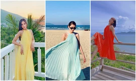 Hàng loạt mỹ nhân V-biz thi nhau diện, chiếc đầm lụa này có gì mà đặc biệt đến vậy?