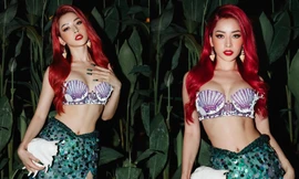 Sao Việt hóa trang mùa Halloween: Chi Pu làm nàng tiên cá nóng bỏng nhất đại dương