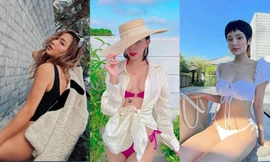 Sao Việt trong cuộc đua bikini nóng bỏng: Ai cũng tự tin khoe ngực đầy eo thon