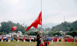 Đầy tự hào với Lễ Thượng cờ Tết độc lập 2024 tại Lai Châu