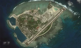 Đảo Phú Lâm thuộc quần đảo Hoàng Sa của Việt Nam. Ảnh: CSIS.