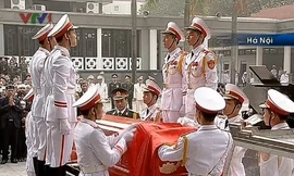 Video: Đưa linh cữu Đại tướng lên Linh xa