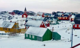 Quang cảnh ở Nuuk, thủ phủ Greenland. (Ảnh: BBC)