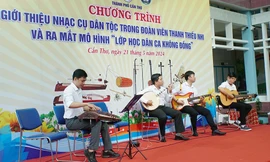 Lan tỏa niềm đam mê nhạc cụ dân tộc cho thanh thiếu niên