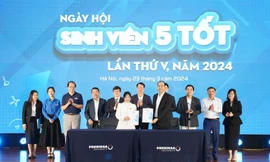 Hơn 5.000 sinh viên Hà Nội tham gia ngày hội Sinh viên 5 tốt