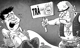 Tông xe, tưới xăng thiêu sống để...siết nợ