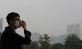 Nước ta lại bước vào đợt ô nhiễm không khí mới. Ảnh: Như Ý