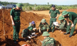 Tìm thấy nhiều hài cốt liệt sĩ tại vị trí 'Hàng rào điện tử McNamara'