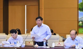 Bộ trưởng Bộ KH&ĐT Nguyễn Chí Dũng tại buổi làm việc. Ảnh: Như Ý 