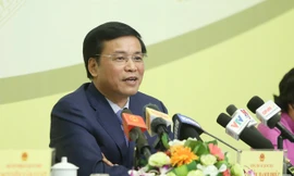 Văn phòng Quốc hội họp báo trước kỳ họp. Ảnh: như ý