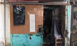 Ngôi nhà nơi cháu B. bị xâm hại Ảnh: D.T 