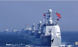 Trung Quốc cũng đang sử dụng chiến lược ngoại giao tàu chiến như Mỹ. Ảnh: SCMP 