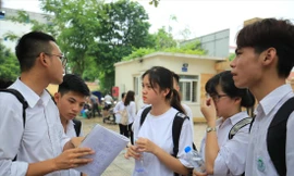 Các thí sinh dự thi THPT quốc gia năm 2019. Ảnh: Như Ý