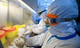 Chăm sóc, chữa trị bệnh nhân mắc COVID-19 tại Bệnh viện Đà Nẵng ảnh: nguyễn thành