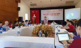 Quang cảnh tọa đàm tại báo Tiền Phong. ảnh: P.V