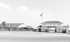 Cổng vào An Lạc Viên 