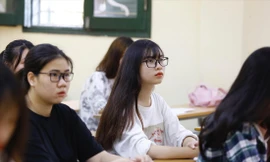 Học sinh vẫn phải học hết chương trình để thi ảnh: p.v 