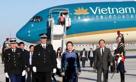 Chủ tịch Quốc hội Nguyễn Thị Kim Ngân thăm chính thức Pháp. Ảnh: TTXVN 