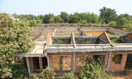 Hoang phế công trình xử lý nước thải cụm công nghiệp Tân An