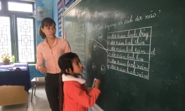 Không có chuyện giáo viên nơm nớp suốt ngày lo bị phạt. Ảnh: Nghiêm Huê