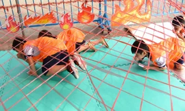 Một giờ học kỹ năng thoát hiểm khi hoả hoạn của trung tâm Ý tưởng Việt 