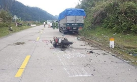 Hai khách du lịch Ðức bị tai nạn thảm khốc trên đèo Lò Xo