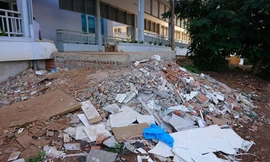 BV Đa khoa vùng vẫn tiếp tục phải vừa dùng vừa sửa chữa