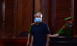 Ông Nguyễn Thành Tài tại phiên tòa Ảnh: Tân Châu