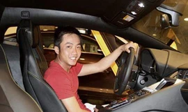 Lamborghini Aventador vàng của Cường Đô-la