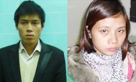 Hai vợ chồng Hưng, My khi bị bắt