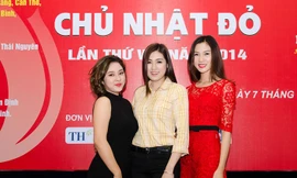 Ngọc Hân, Tú Anh dự họp báo Chủ Nhật Đỏ 2014