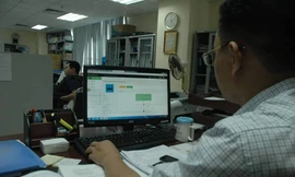 Giám sát hành trình phương tiện vận tải tại Tổng cục Đường bộ.