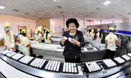 Bà Phạm Thị Huân - Giám đốc Công ty cổ phần Ba Huân. 