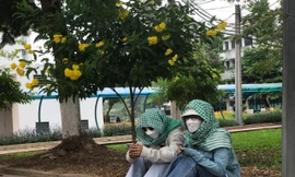 Muôn kiểu tránh nóng của sinh viên Làng Đại học Thủ Đức 