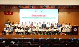 Cuộc thi 'Công nghệ chế biến sau thu hoạch' năm 2024 đã chọn được những dự án xuất sắc của sinh viên