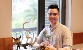 9X “thổi hồn” cho tác phẩm nghệ thuật từ giấy