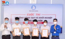 Chung kết cuộc thi "Ý tưởng sáng tạo và khởi nghiệp" tỉnh Bình Dương 