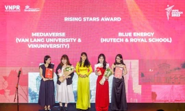 Dự án 'MEDIAVERSE' của sinh viên trường ĐH Văn Lang lập cú đúp giải thưởng 