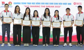 T.Ư Đoàn phối hợp với SCG trao 2,7 tỷ đồng học bổng cho sinh viên, học sinh trên khắp cả nước